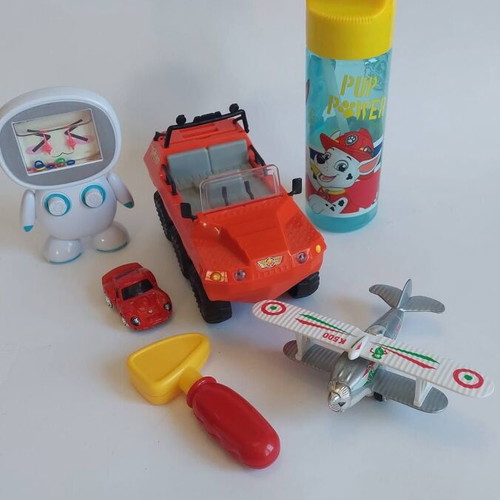 Toy set for boys used