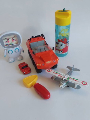 Toy set for boys used