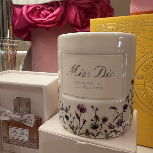 Miss Dior Candle and Miniature Set new, collectible