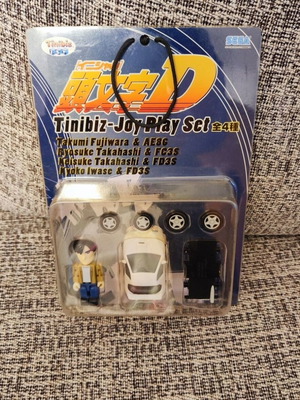 SEGA 2003 Initial D Tinibiz-Joy Play Set Keisuke Takahashi & FD3S