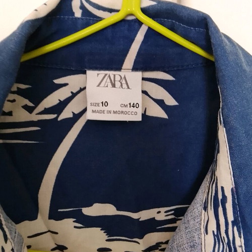 Zara kids summer shirt like new, size 10 (140 cm)
