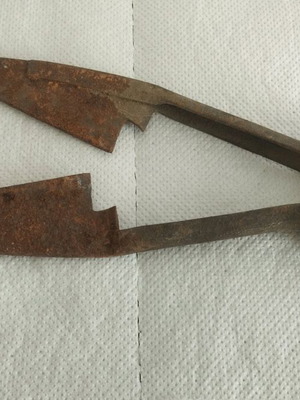 Sheep Shearing Scissors used, old forged, over 100 years