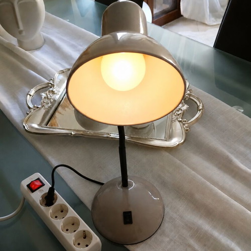 Metal Desk Lamp Ankor Grey 37cm like new