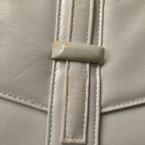 White shoulder bag like new 29x15 cm