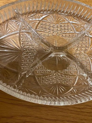 Oval platter for nuts like new