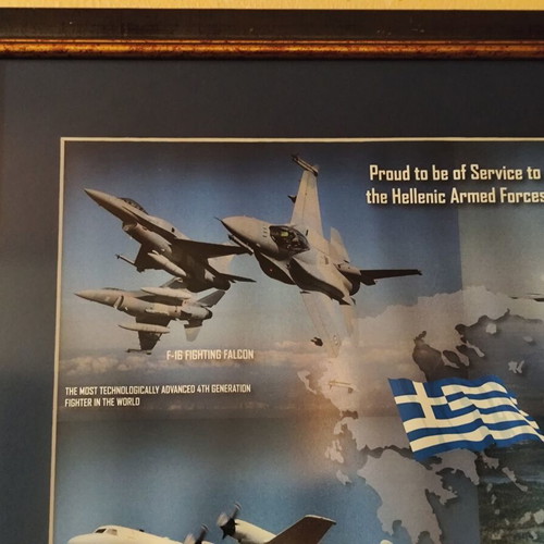 Lockheed Martin commemorative framed poster new