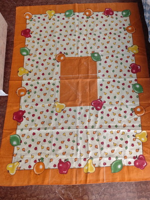 Various tablecloths, handmade, pack