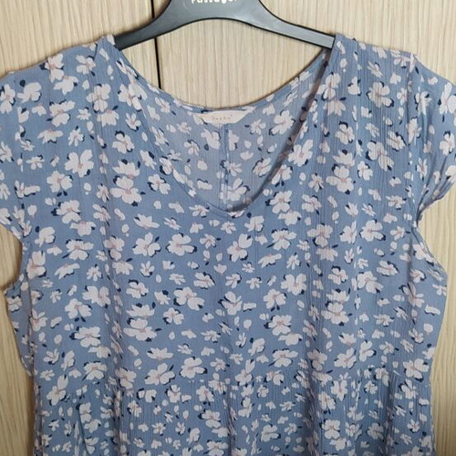 Sim and Sam floral blouse like new, multicolor turquoise