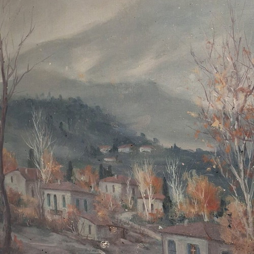 Oil painting on canvas 70×50cm with frame like new
