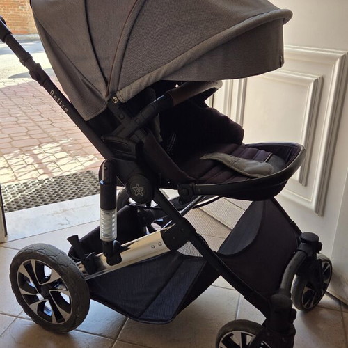 Bebe Stars Belize 3-in-1 stroller used, with bassinet and car seat