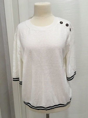 Barbour Genevieve Knitted Jumper cotton linen new, sizes S/M