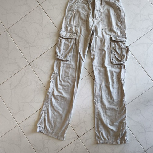 Bershka cargo pants like new, beige, size XXS