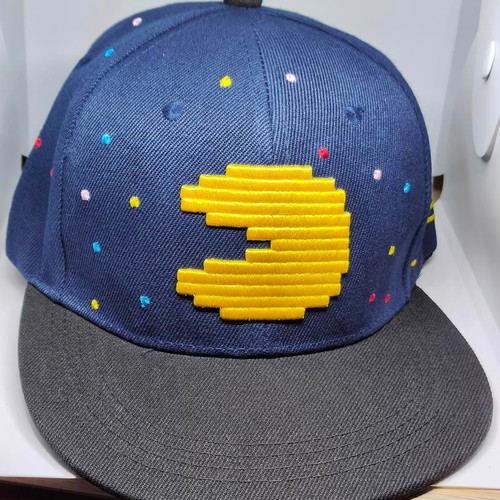 Snapback Pac Man Vintage Retro Hat like new