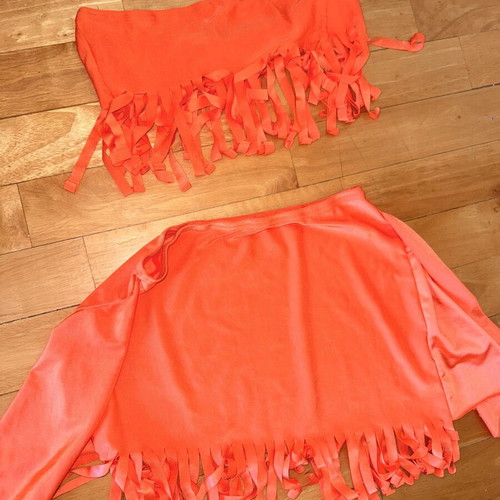 A.L.E. orange women's set, size S
