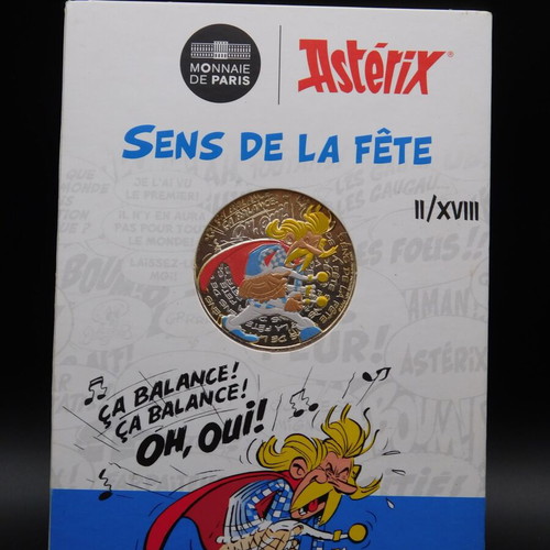 Asterix Sens de la fête 10 Euro Silver Coin 2022
