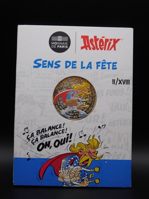 Asterix Sens de la fête 10 Euro Silver Coin 2022