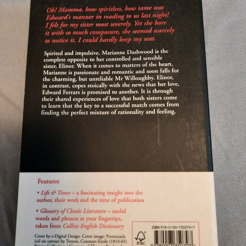 Sense and Sensibility by Jane Austen like new