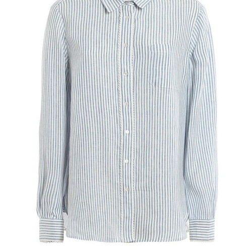 Weekend Maxmara linen shirt like new, blue