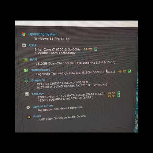 Rx 5700 XT Intel i7 Gaming PC 16 GB RAM SSD HDD like new