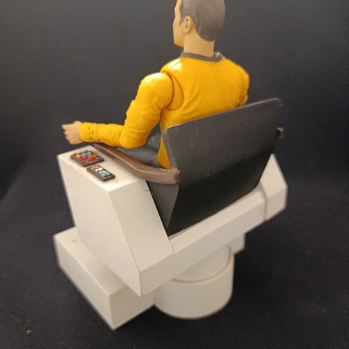 Star Trek Generation Captain Kirk collectible figure used 2007
