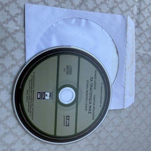 Manos Loizos Giorgos Dalaras Ta Tragoudia Mas CD