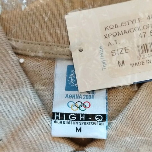 Men's Olympic Games Athens 2004 shirt new, size medium