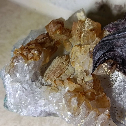 Tree with amethyst beautiful decorative element