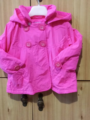 Baby jacket fuchsia like new, 18 months