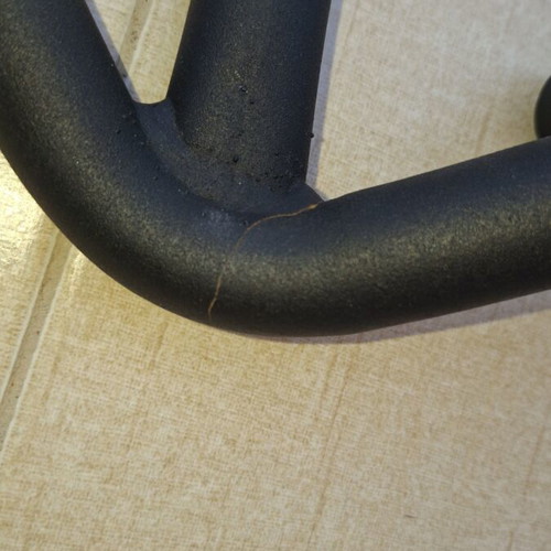 Puig CB500X crash bars used, one with small crack