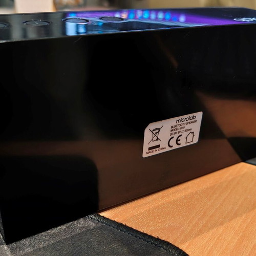 Microlab portable Bluetooth speaker used