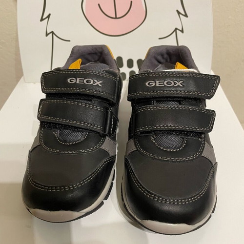 Geox kids sneakers new, black-gray, size 27