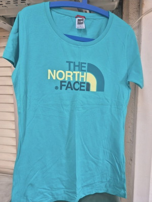 The North Face tshirt like new, blue, size L