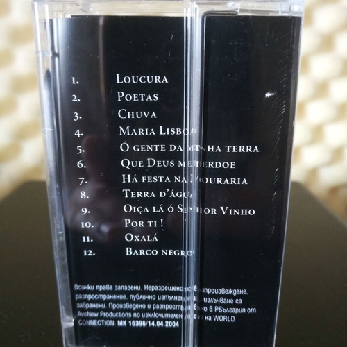 Mariza Fado Em Mim audio album used, cassette tape