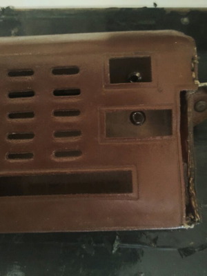 Antique radio used