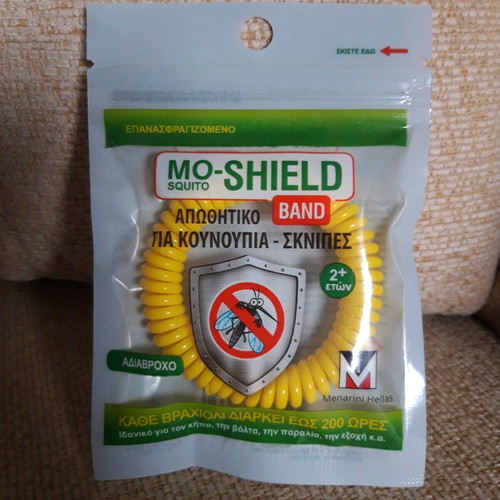 Mo-Shield Band mosquito repellent bracelet new for mosquitoes and gnats