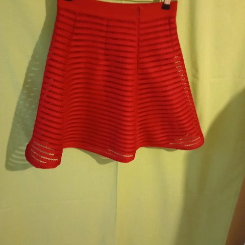 Red A-line skirt H&M like new, XS size