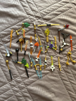 Lego Ninjago weapons set