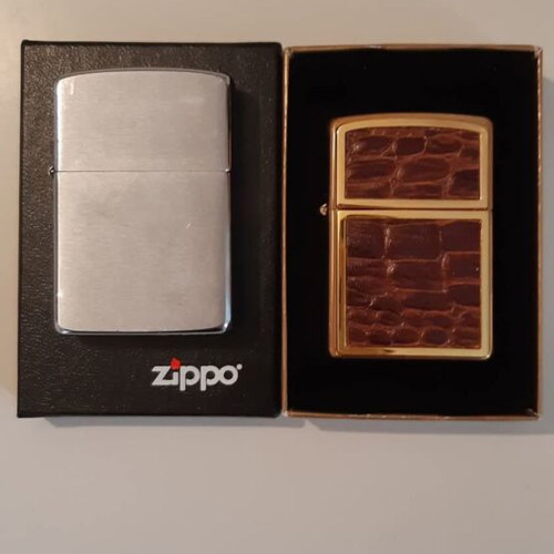 Zippo lighters like new with Pierre Cardin lighter gift