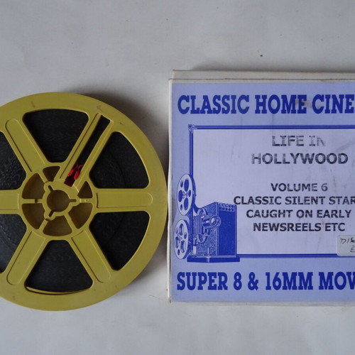 Life in Hollywood Super 8mm silent film used