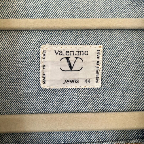 Valentino Garavani denim jacket used, blue, oversized