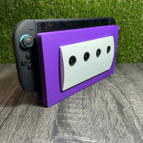 3D Printed Βάση Dock Κονσόλας Nintendo Switch 2 με Αποθήκευση Παιχνιδιών 12 Θέσεων