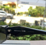 Prada sunglasses, black, original