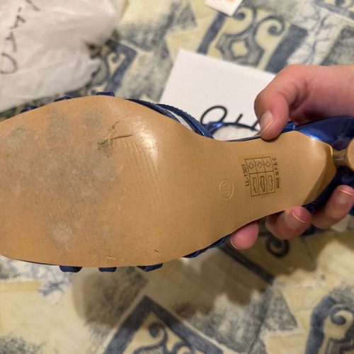 Sandals like new, size 40, blue