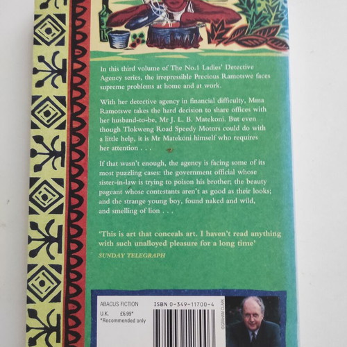 Morality For Beautiful Girls book used, Alexander McCall Smith, English