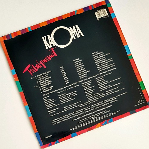 Kaoma Tribal Pursuit vinyl record like new, first edition 1991