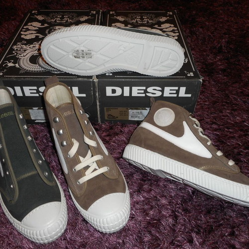 Diesel sneakers new, brown, size 41