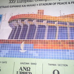 Eurobasket 87 ticket used, semifinal with Yugoslavia