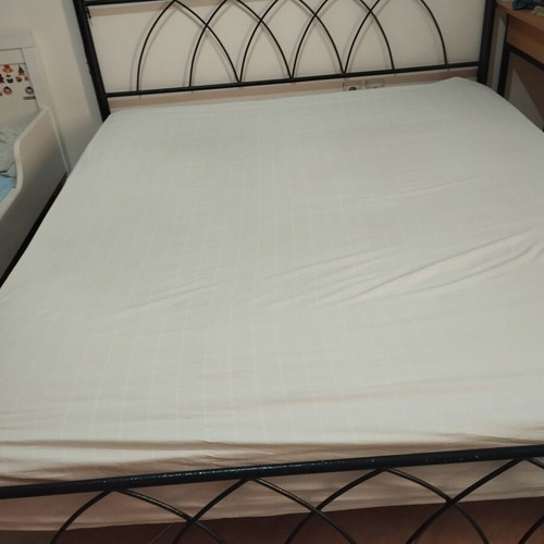 Metal bed 2 meters × 160 with mattress