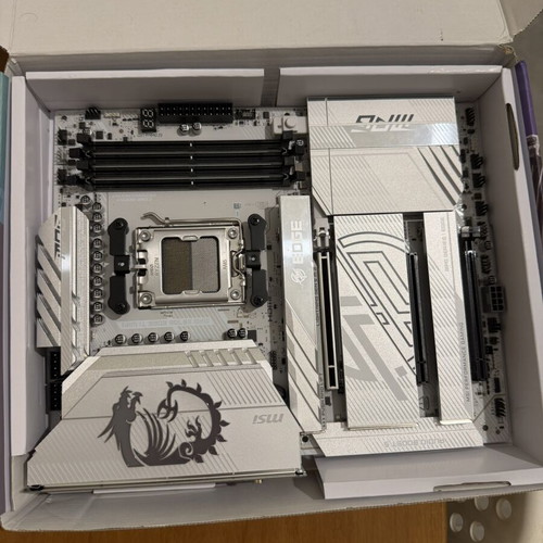 MSI MPG X870E EDGE TI WIFI motherboard used for repair or spare parts