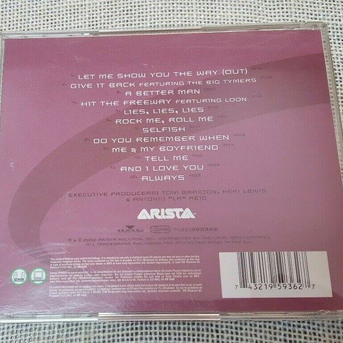 Toni Braxton More Than A Woman CD used